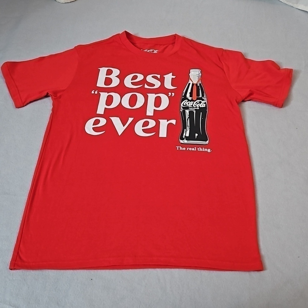 Coca-Cola Best pop Ever T-shirt sz SM Red White  Pre-owned
